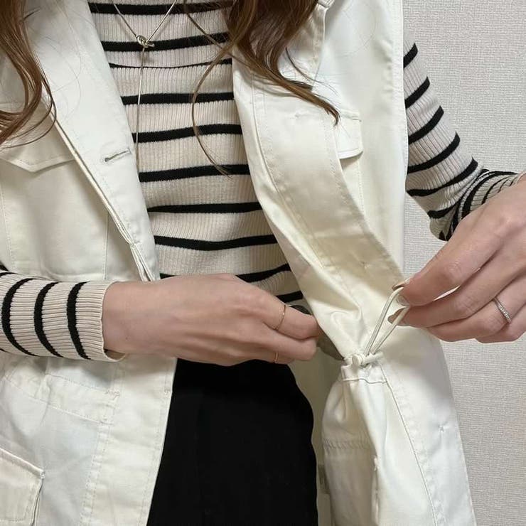 スタンドネックミリタリーベスト レディース 春 | WEGO【WOMEN】 | 詳細画像11 