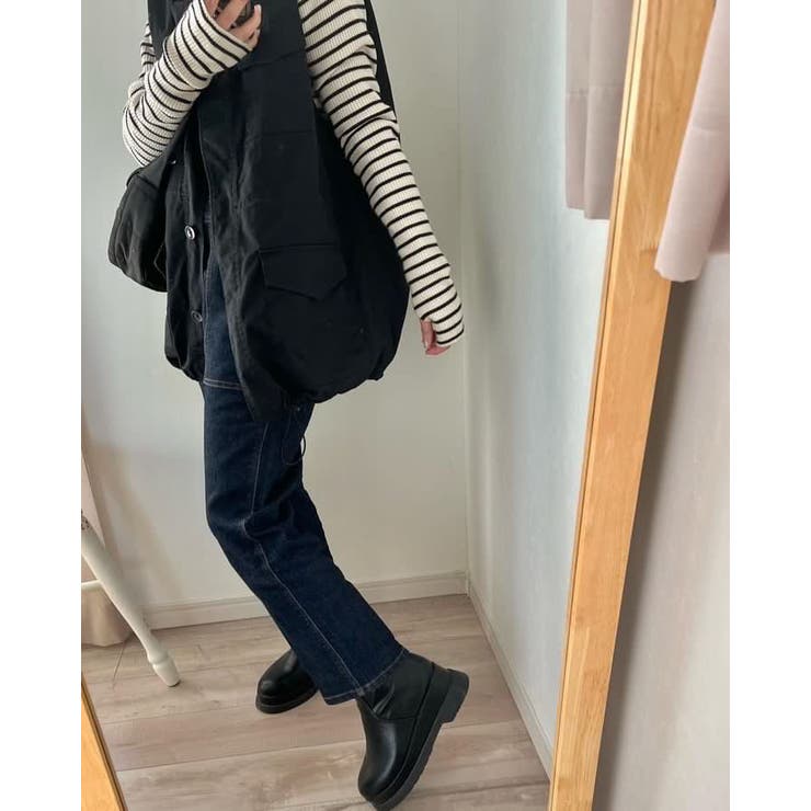 スタンドネックミリタリーベスト レディース 春 | WEGO【WOMEN】 | 詳細画像33 