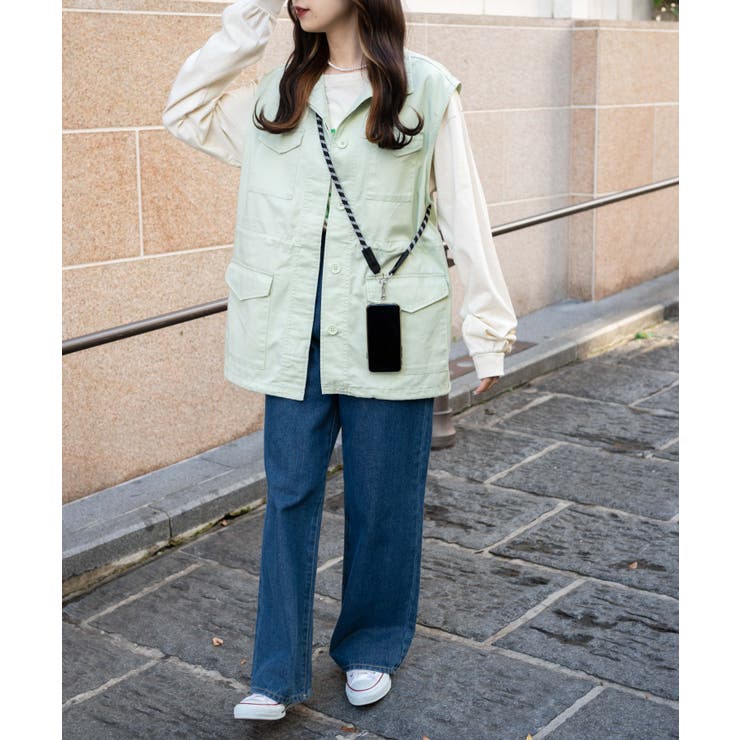 スタンドネックミリタリーベスト レディース 春 | WEGO【WOMEN】 | 詳細画像39 