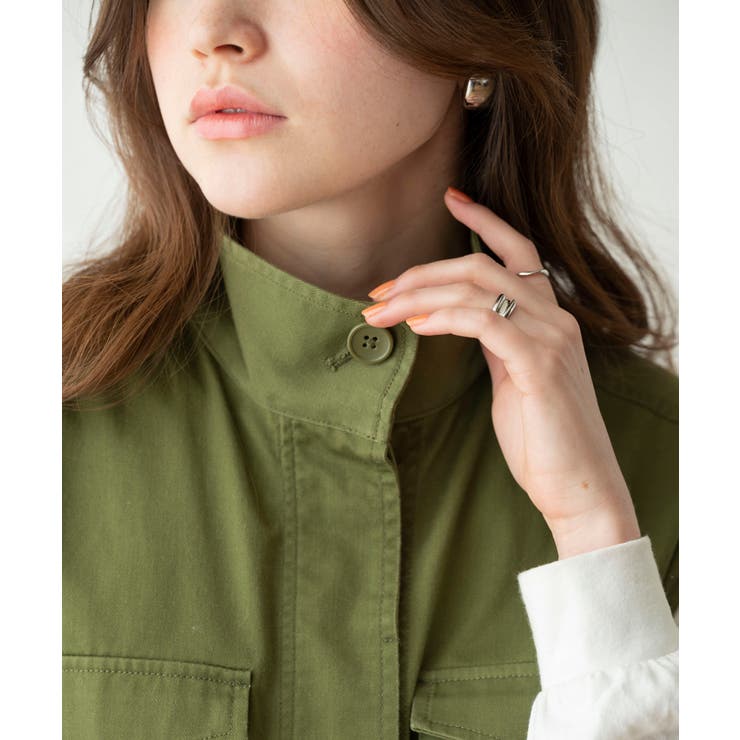 スタンドネックミリタリーベスト レディース 春 | WEGO【WOMEN】 | 詳細画像48 
