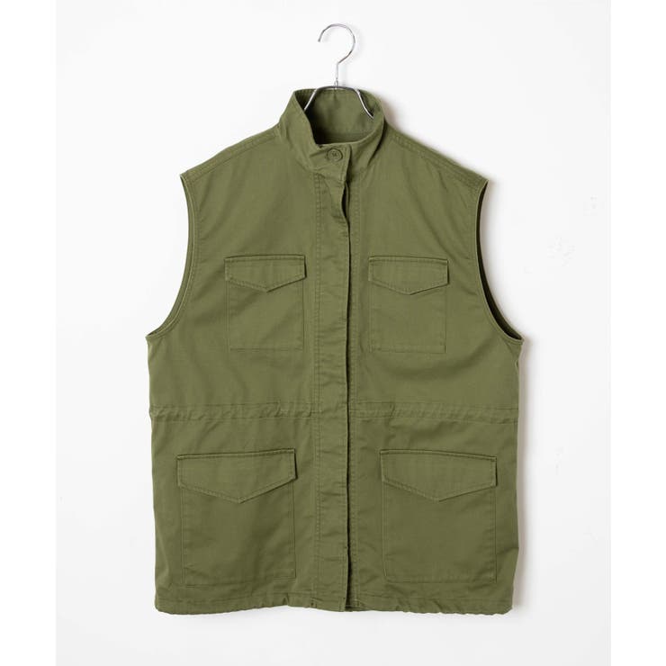 スタンドネックミリタリーベスト レディース 春 | WEGO【WOMEN】 | 詳細画像56 