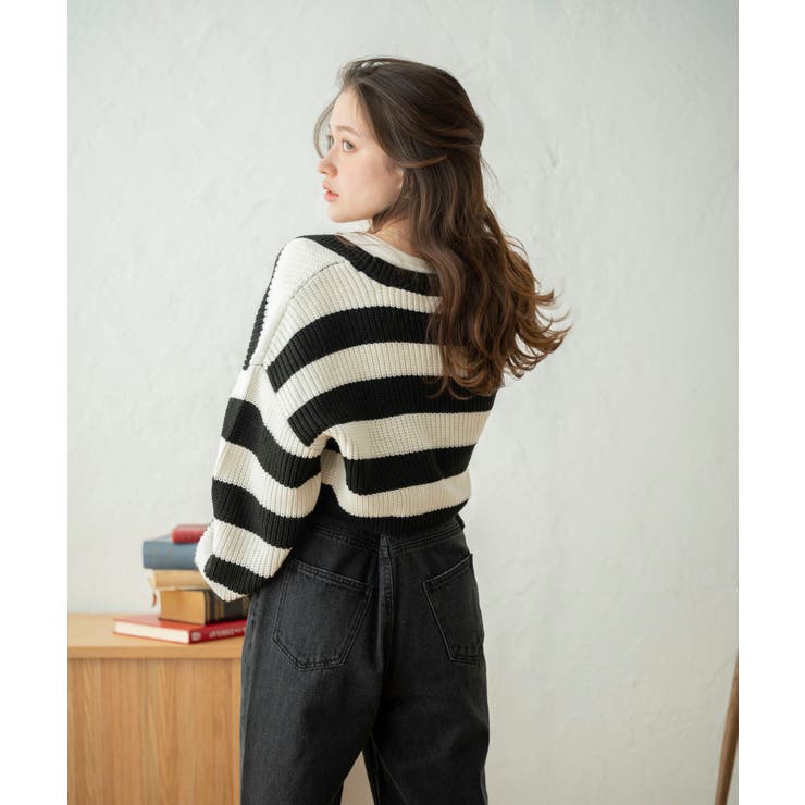 畔編みニットボレロ 韓国 韓国ファッション[品番：WG010086638]｜WEGO