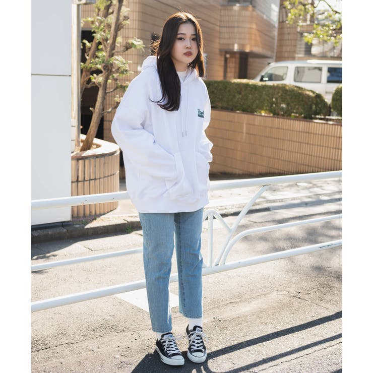 ヘビーウエイト サークルロゴプルパーカー 韓国 | WEGO【WOMEN】 | 詳細画像12 