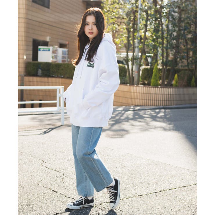 ヘビーウエイト サークルロゴプルパーカー 韓国 | WEGO【WOMEN】 | 詳細画像13 