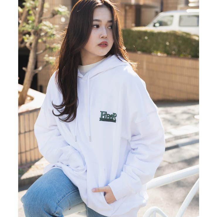 ヘビーウエイト サークルロゴプルパーカー 韓国 | WEGO【WOMEN】 | 詳細画像15 