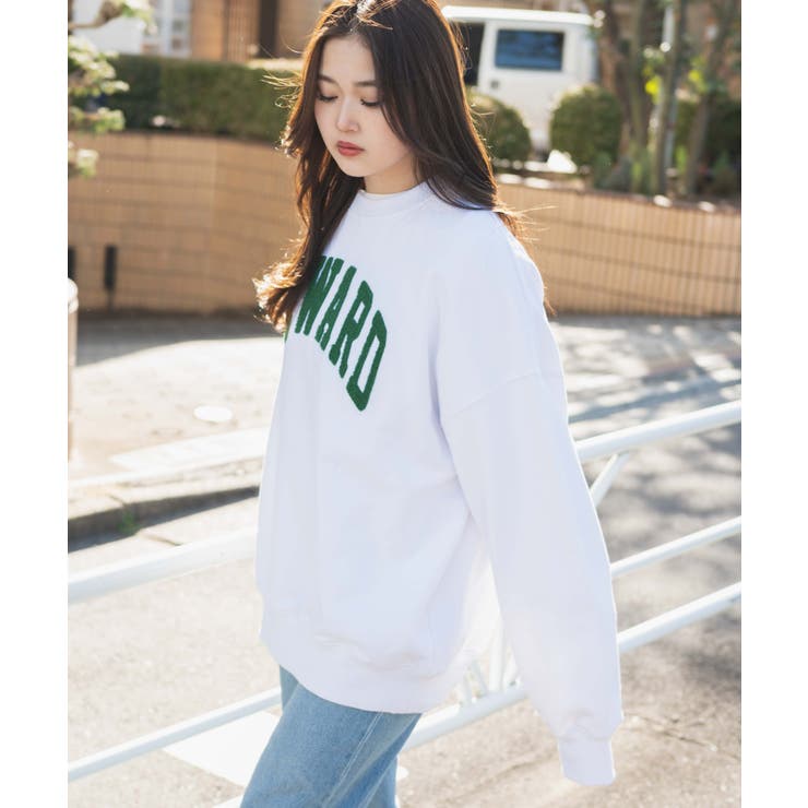 ヘビーウエイト サガラワッペンプルオーバー 韓国 | WEGO【WOMEN】 | 詳細画像12 