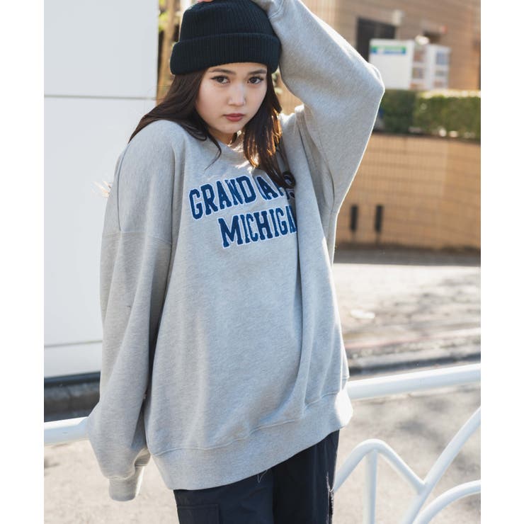 ヘビーウエイト サガラワッペンプルオーバー 韓国 | WEGO【WOMEN】 | 詳細画像20 