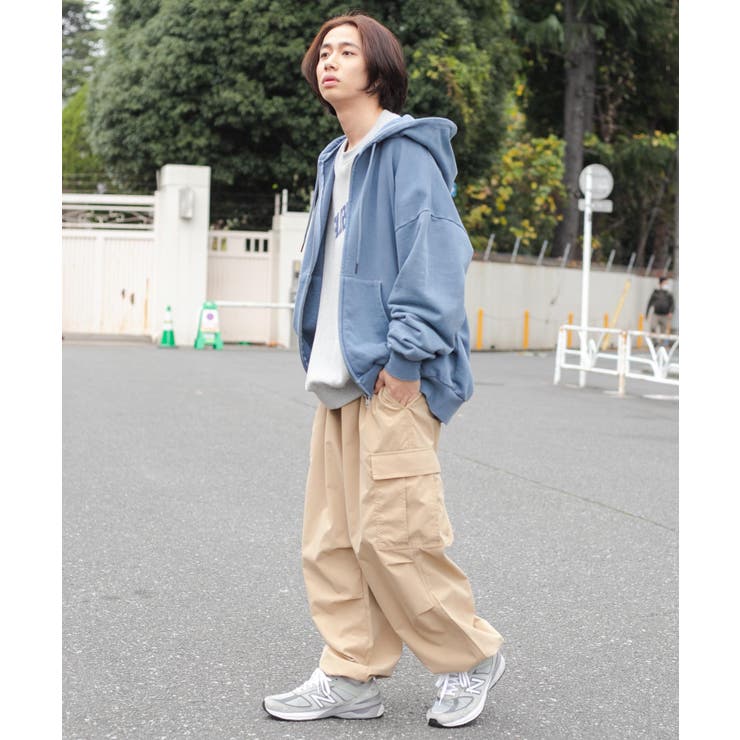 リップストップ カーゴパンツ 韓国 | WEGO【MEN】 | 詳細画像17 