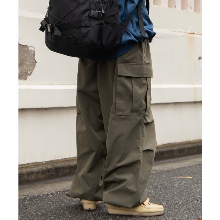 リップストップ カーゴパンツ 韓国 | WEGO【MEN】 | 詳細画像21 
