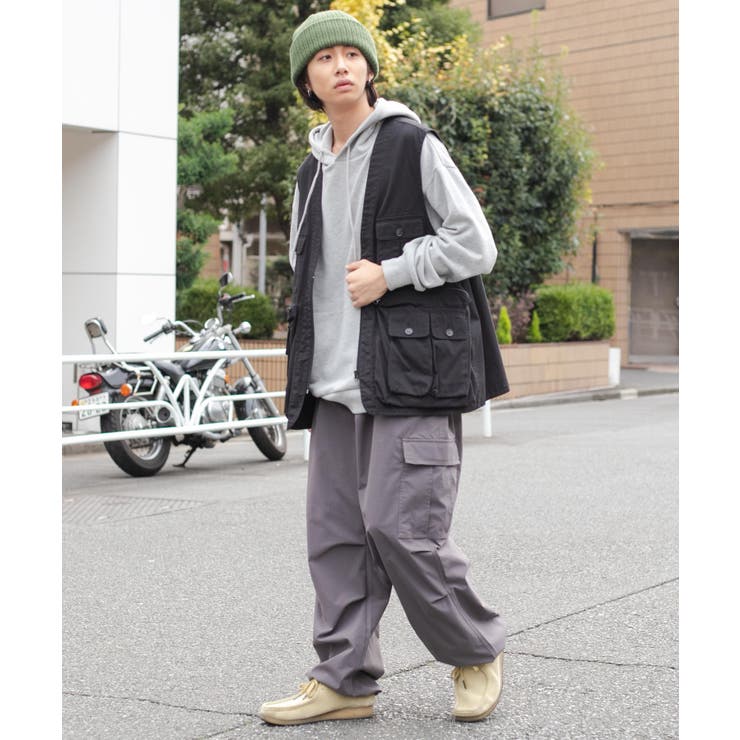 リップストップ カーゴパンツ 韓国 | WEGO【MEN】 | 詳細画像23 