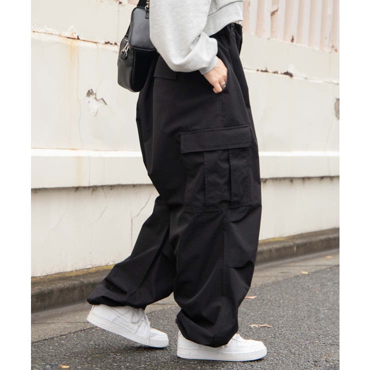 リップストップ カーゴパンツ 韓国 | WEGO【MEN】 | 詳細画像44 