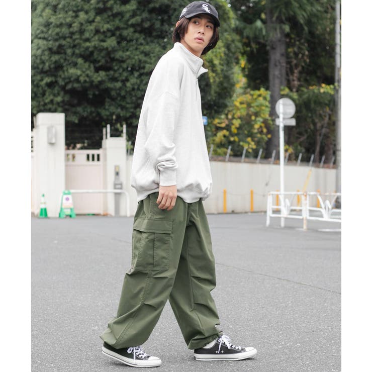 リップストップ カーゴパンツ 韓国 | WEGO【MEN】 | 詳細画像5 