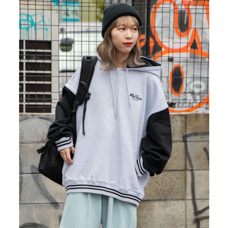 ヘビーウエイト ワンポイントハーフZIPPK  韓国[品番：WG010086504]｜WEGO【WOMEN】（ウィゴー）のレディースファッション通販｜SHOPLIST（ショップリスト）