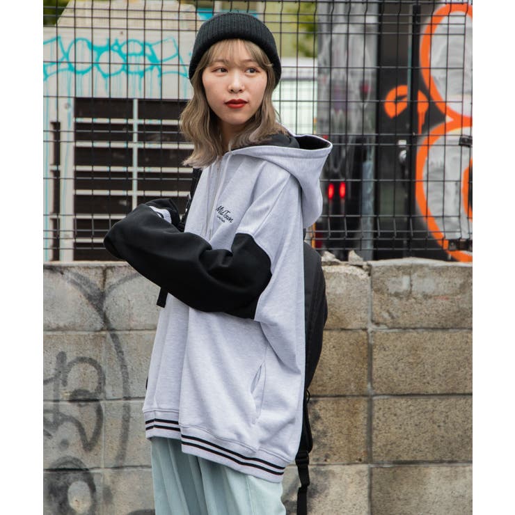 ヘビーウエイト ワンポイントハーフZIPPK  韓国[品番：WG010086504]｜WEGO【WOMEN】（ウィゴー）のレディースファッション通販｜SHOPLIST（ショップリスト）