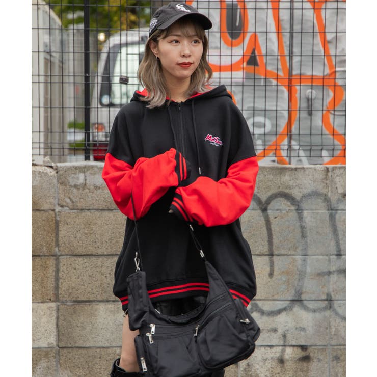 ヘビーウエイト ワンポイントハーフZIPPK  韓国[品番：WG010086504]｜WEGO【WOMEN】（ウィゴー）のレディースファッション通販｜SHOPLIST（ショップリスト）