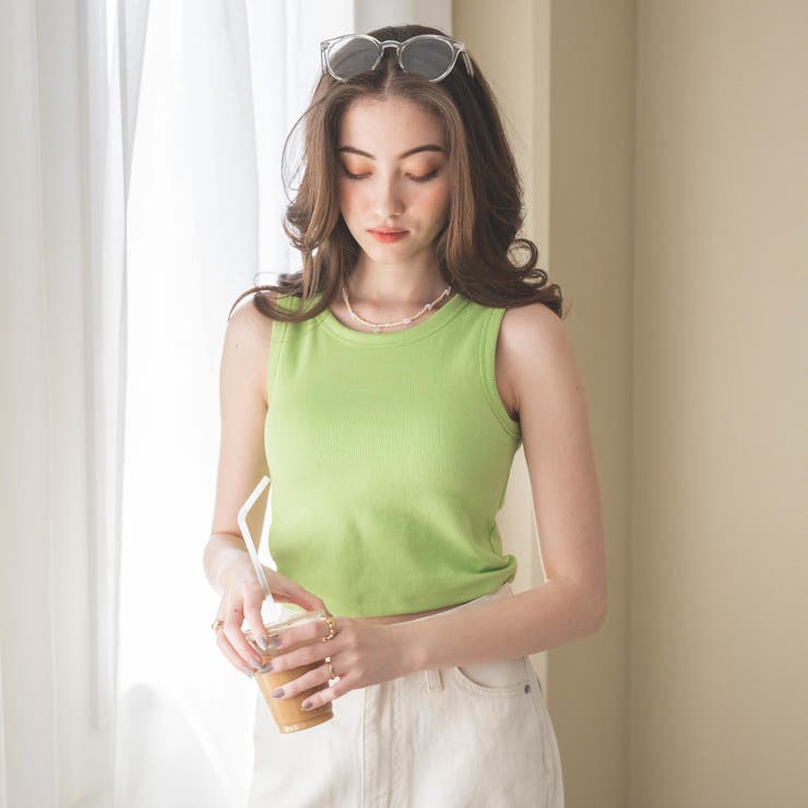 カップインリブタンクトップ レディース 春 | WEGO【WOMEN】 | 詳細画像48 