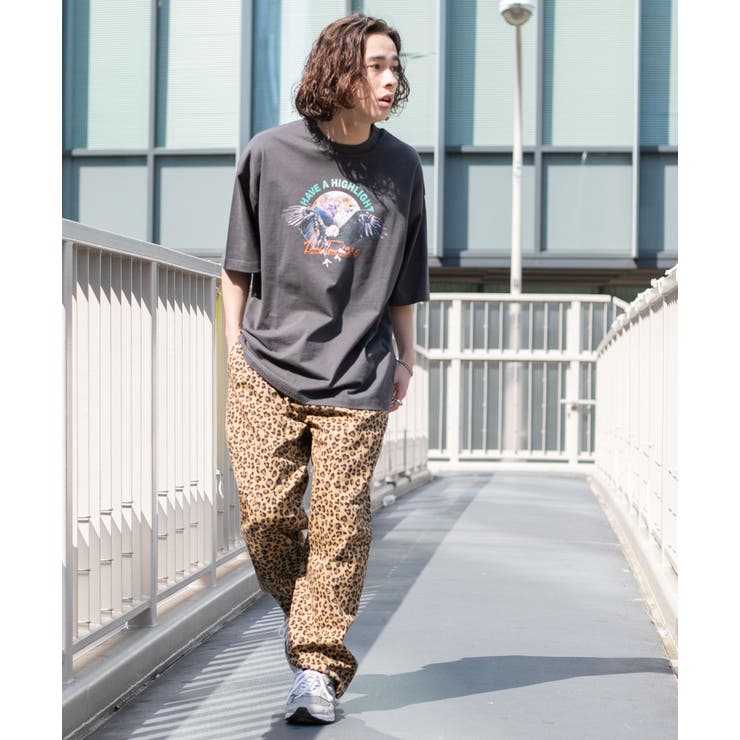イージーパンツ　スケーターパンツ　英字　韓国ファッション