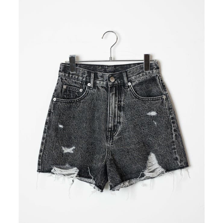 ダメージショートパンツ レディース 春[品番：WG010086925