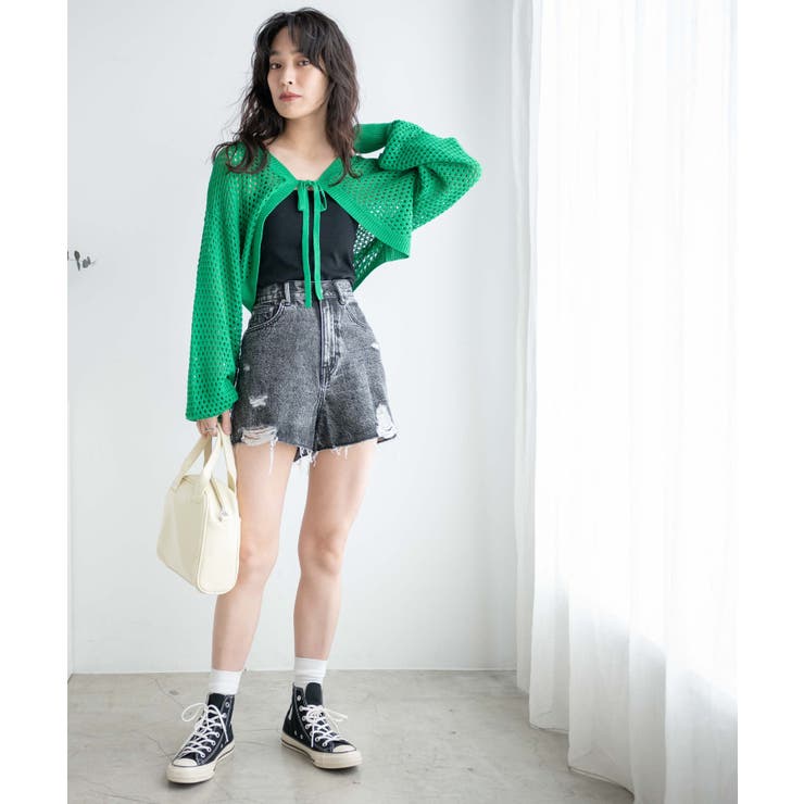 ダメージショートパンツ レディース 春[品番：WG010086925]｜WEGO