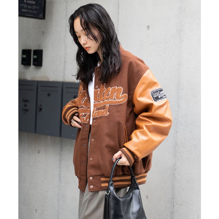 メルトンワッペンスタジャン レディース  秋[品番：WG010088612]｜WEGO【WOMEN】（ウィゴー）のレディースファッション通販｜SHOPLIST（ショップリスト）