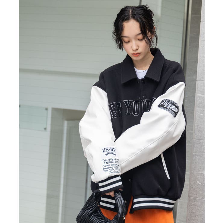 メルトンワッペンスタジャン レディース 秋 | WEGO【WOMEN】 | 詳細画像19 