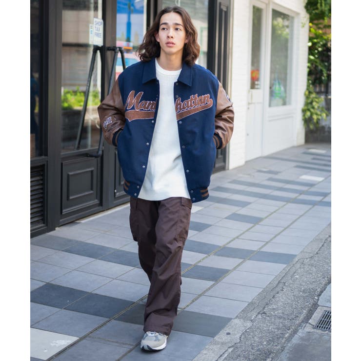 メルトンワッペンスタジャン レディース 秋 | WEGO【WOMEN】 | 詳細画像22 