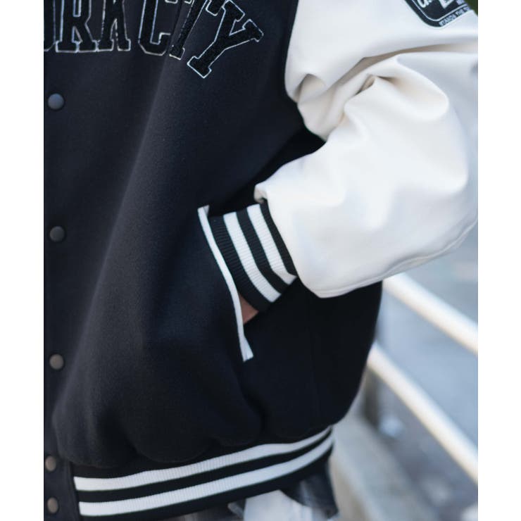 メルトンワッペンスタジャン レディース 秋 | WEGO【WOMEN】 | 詳細画像29 