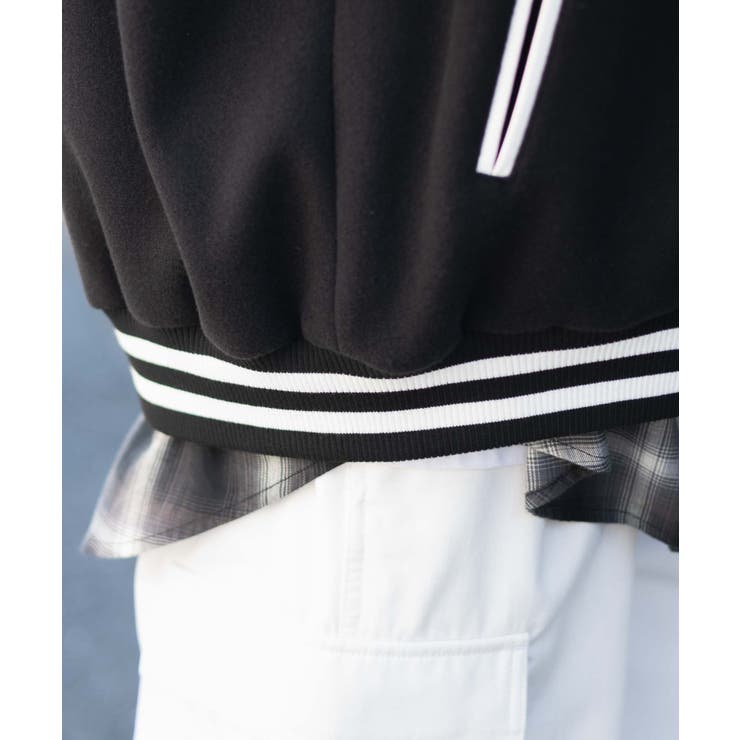 メルトンワッペンスタジャン レディース 秋 | WEGO【WOMEN】 | 詳細画像30 