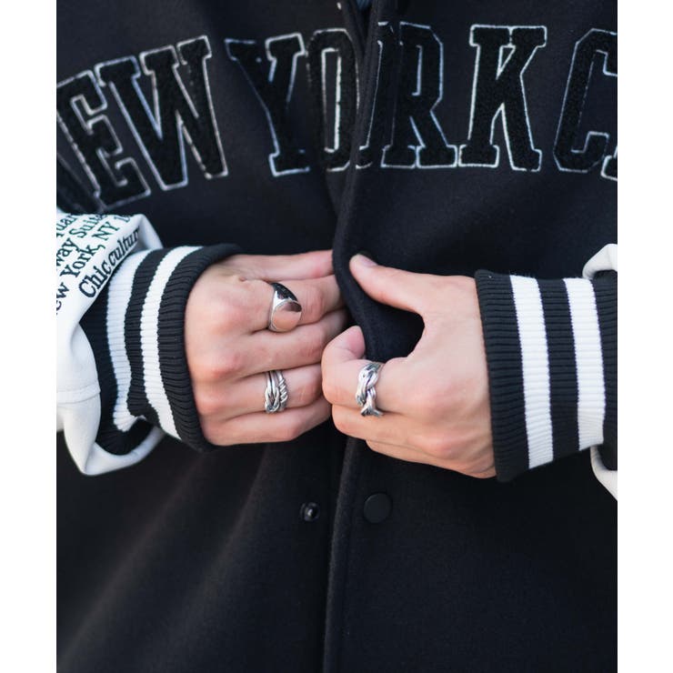 メルトンワッペンスタジャン レディース 秋 | WEGO【WOMEN】 | 詳細画像31 