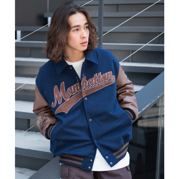 メルトンワッペンスタジャン レディース 秋 | WEGO【WOMEN】 | 詳細画像33 