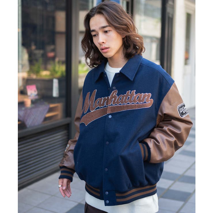 メルトンワッペンスタジャン レディース 秋 | WEGO【WOMEN】 | 詳細画像34 