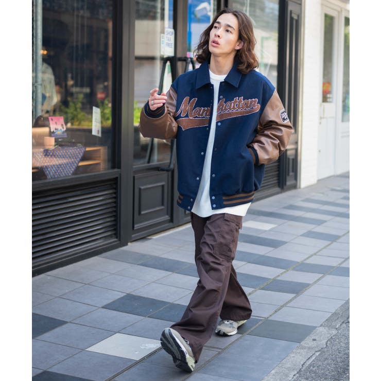 メルトンワッペンスタジャン レディース 秋 | WEGO【WOMEN】 | 詳細画像36 