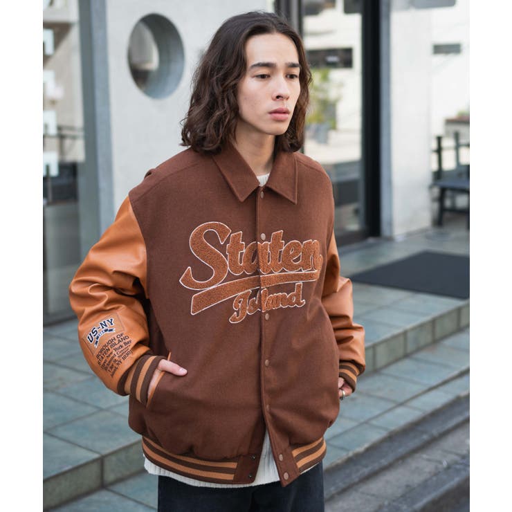 メルトンワッペンスタジャン レディース 秋 | WEGO【WOMEN】 | 詳細画像37 