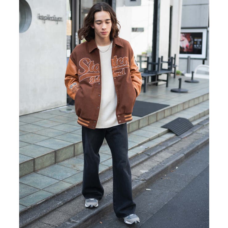 メルトンワッペンスタジャン レディース 秋 | WEGO【WOMEN】 | 詳細画像39 