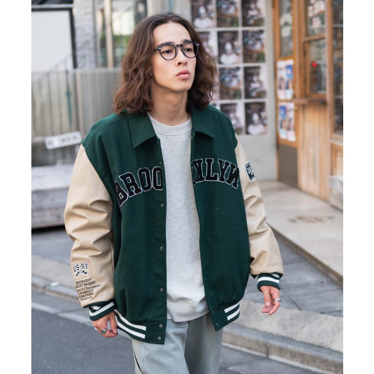 メルトンワッペンスタジャン レディース 秋 | WEGO【WOMEN】 | 詳細画像41 