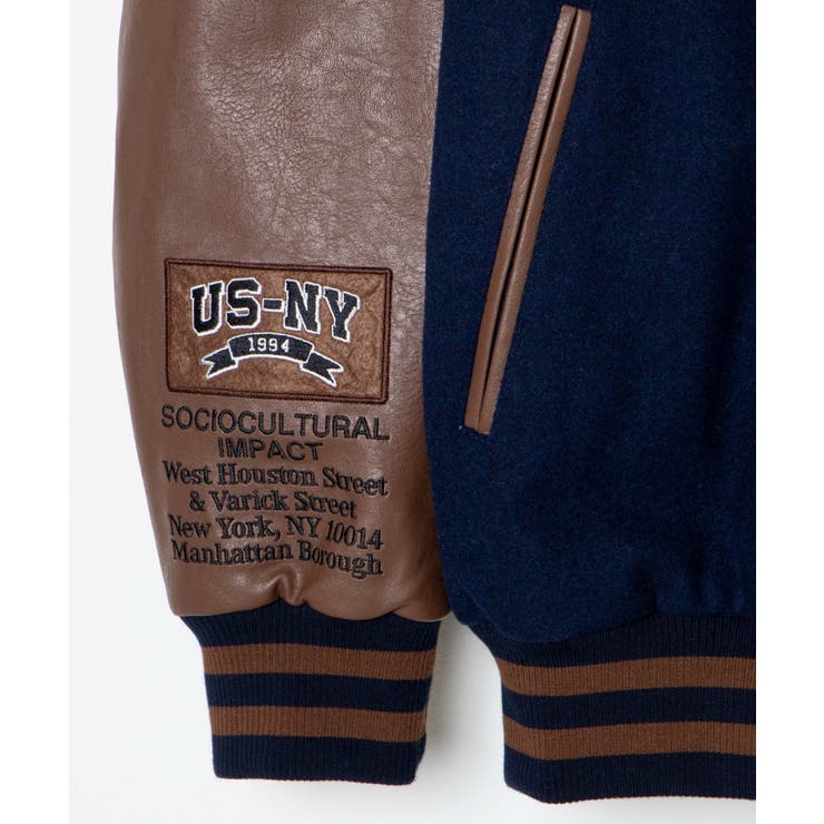 メルトンワッペンスタジャン レディース 秋 | WEGO【WOMEN】 | 詳細画像53 