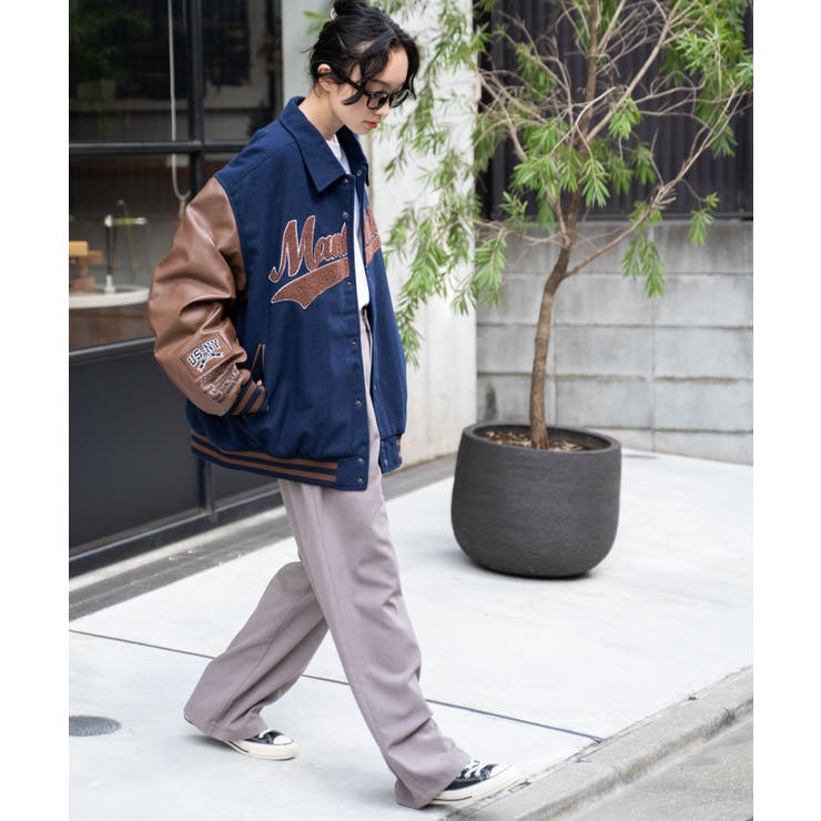 メルトンワッペンスタジャン レディース  秋[品番：WG010088612]｜WEGO【WOMEN】（ウィゴー）のレディースファッション通販｜SHOPLIST（ショップリスト）