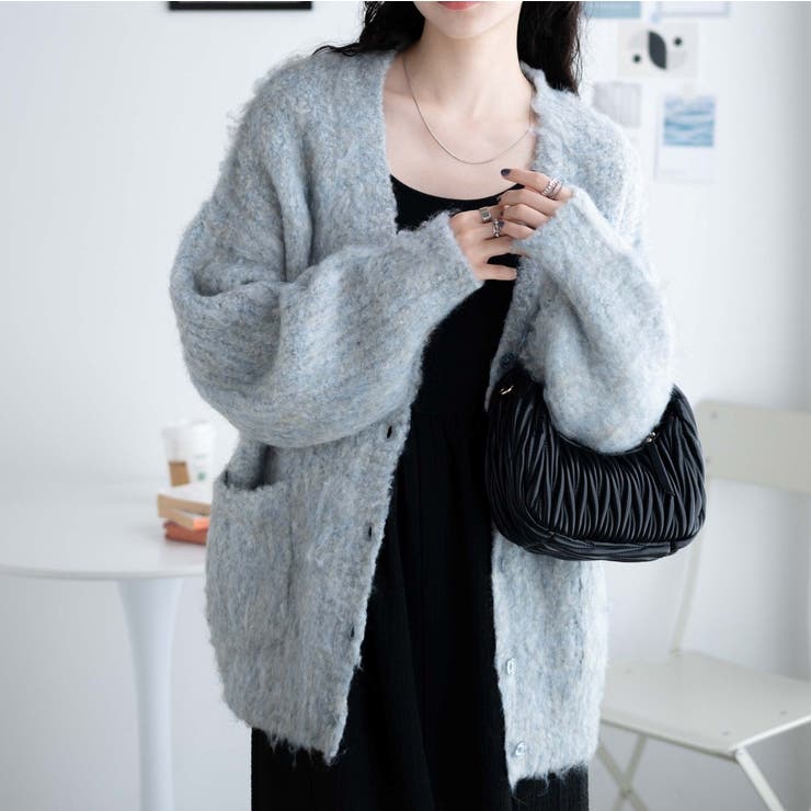 ブークレーBIGカーデ レディース 秋[品番：WG010088396]｜WEGO【WOMEN