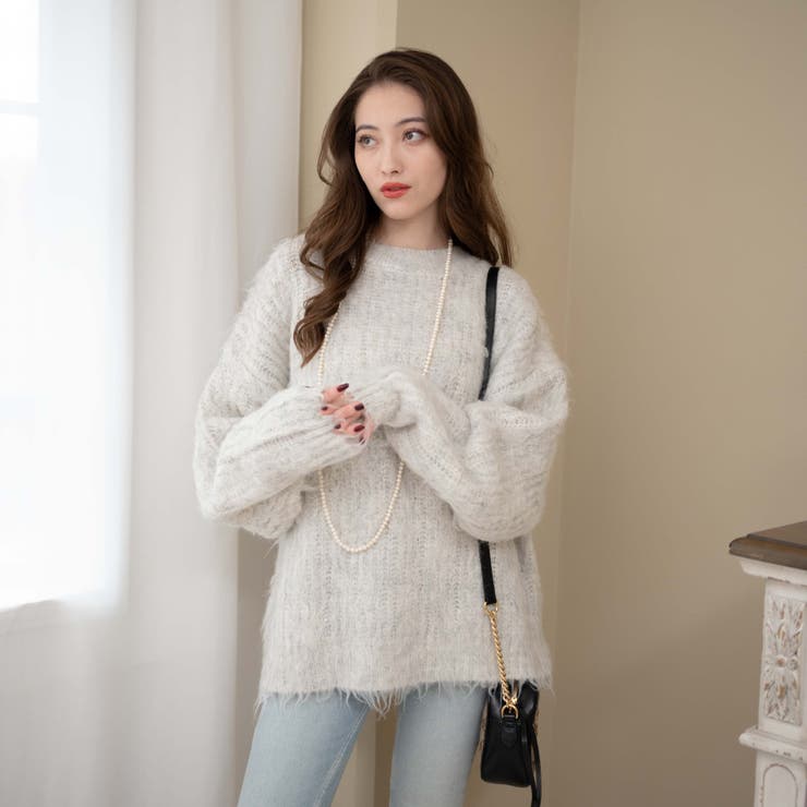 ブラッシュニットBIGプルオーバー レディース 秋 | WEGO【WOMEN】 | 詳細画像20 