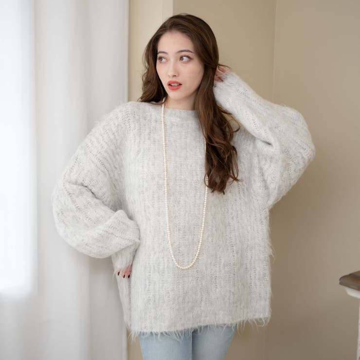 ブラッシュニットBIGプルオーバー レディース 秋 | WEGO【WOMEN】 | 詳細画像23 