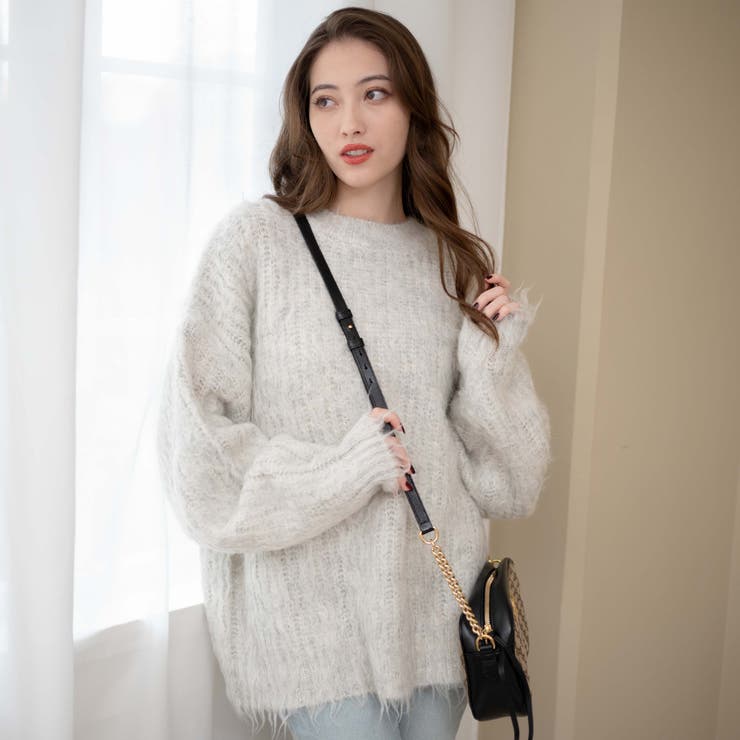 ブラッシュニットBIGプルオーバー レディース 秋 | WEGO【WOMEN】 | 詳細画像24 