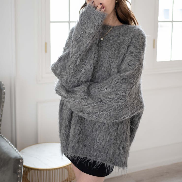 ブラッシュニットBIGプルオーバー レディース 秋 | WEGO【WOMEN】 | 詳細画像28 