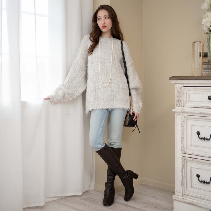 ブラッシュニットBIGプルオーバー レディース 秋 | WEGO【WOMEN】 | 詳細画像3 