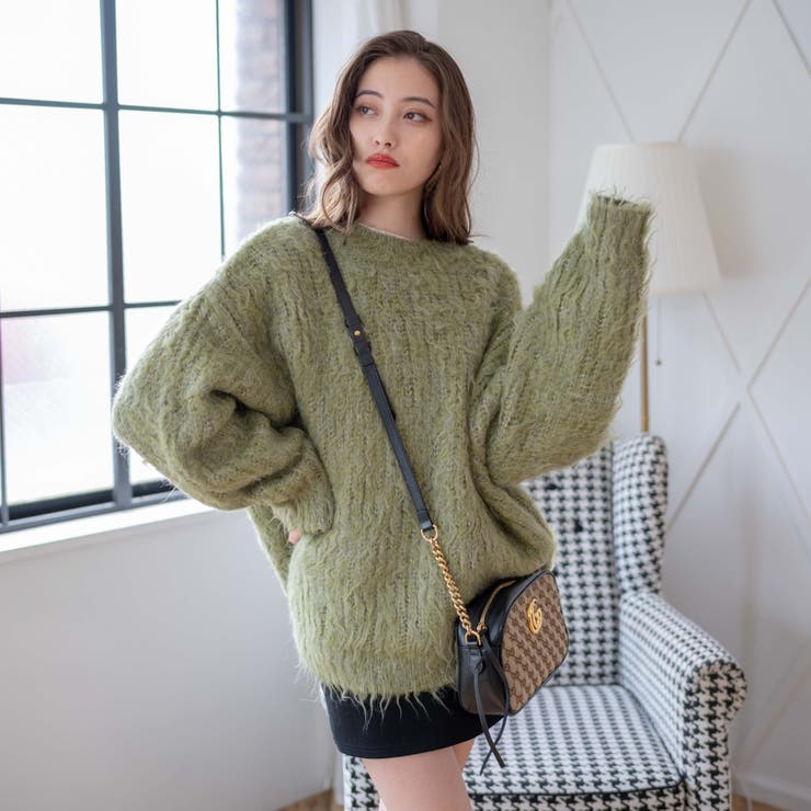 ブラッシュニットBIGプルオーバー レディース 秋 | WEGO【WOMEN】 | 詳細画像35 