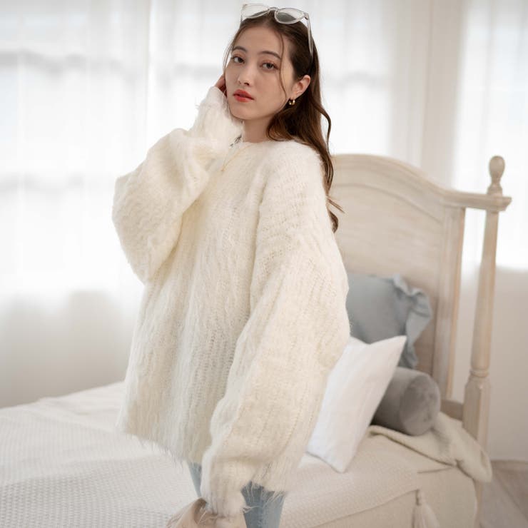 ブラッシュニットBIGプルオーバー レディース 秋 | WEGO【WOMEN】 | 詳細画像36 