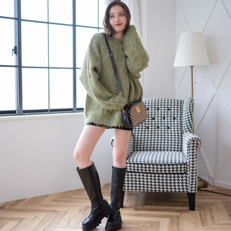 ブラッシュニットBIGプルオーバー レディース 秋 | WEGO【WOMEN】 | 詳細画像5 