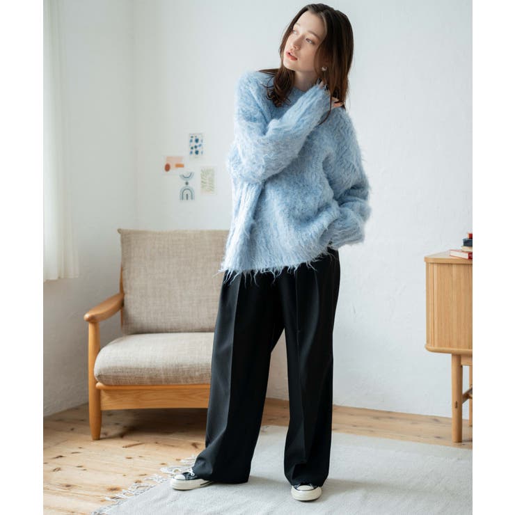 ブラッシュニットBIGプルオーバー レディース 秋 | WEGO【WOMEN】 | 詳細画像9 