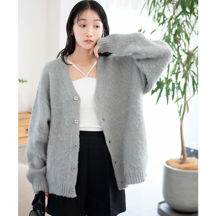 モヘアライクBIGカーディガン レディース 秋[品番：WG010088393]｜WEGO【WOMEN】（ウィゴー）のレディース ファッション通販｜SHOPLIST（ショップリスト）