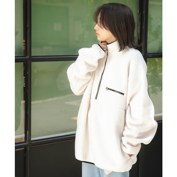 フリース ハーフZIPプルオーバー  レディース[品番：WG010089194]｜WEGO【WOMEN】（ウィゴー）のレディースファッション通販｜SHOPLIST（ショップリスト）