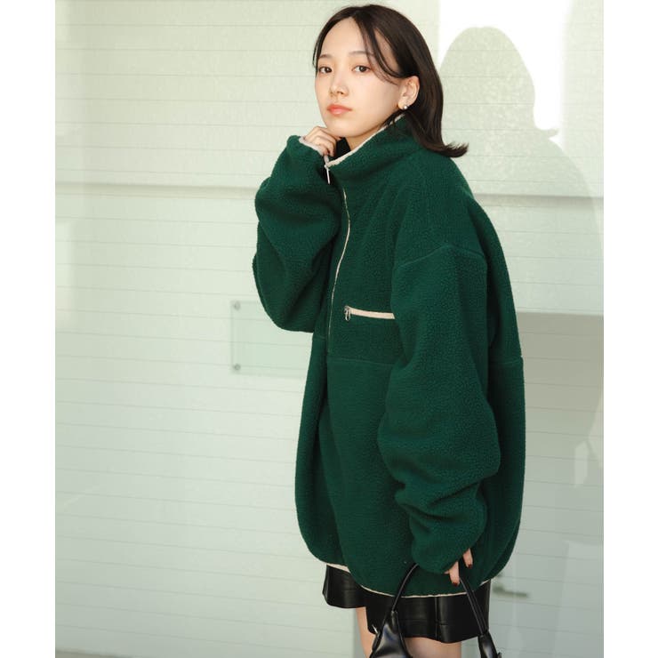 フリース ハーフZIPプルオーバー  レディース[品番：WG010089194]｜WEGO【WOMEN】（ウィゴー）のレディースファッション通販｜SHOPLIST（ショップリスト）